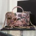 18Chanel Python Skin Small Crossbody Leather Bag #A49181