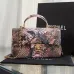 19Chanel Python Skin Small Crossbody Leather Bag #A49181