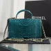 20Chanel Python Skin Small Crossbody Leather Bag #A49181