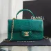 30Chanel Python Skin Small Crossbody Leather Bag #A49181