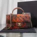 11Chanel Python Skin Small Crossbody Leather Bag #A49181