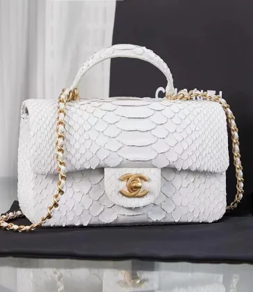 Chanel Python Skin Small Crossbody Leather Bag #A49181