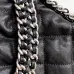 6Chanel chain around hobo Black/silver #A50979