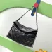 10Chanel chain around hobo Black/silver #A50979