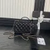 12Wallet on chain - Shiny grained calfskin &amp; silver-tone metal #A49149