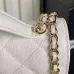 6Wallet on chain - Shiny grained calfskin &amp; silver-tone metal #A49149