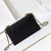 5Wallet on chain - Shiny lambskin, imitation pearls #A49157