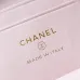 19Chanel Backpack Classic zipped coin purse - Grained shiny calfskin #A49189