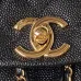 12Chanel Black Quilted Calfskin Medium Duma Pockets #A49150