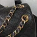 13Chanel Black Quilted Calfskin Medium Duma Pockets #A49150
