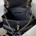 16Chanel Black Quilted Calfskin Medium Duma Pockets #A49150
