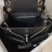 7Chanel Black Quilted Calfskin Medium Duma Pockets #A49150