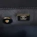9Chanel Black Quilted Calfskin Medium Duma Pockets #A49150