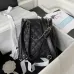 11Chanel Black Quilted Calfskin Medium Duma Pockets #A49150