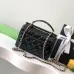 3Chanel Black patent leather box bag top quality #A45530