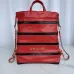 19Chanel Chanel 22 Coco Mark Border Calf Leather Black/White/Red #A49197