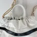 21Chanel Chanel 22 Coco Mark Border Calf Leather Black/White/Red #A49197