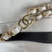 22Chanel Chanel 22 Coco Mark Border Calf Leather Black/White/Red #A49197