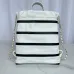 27Chanel Chanel 22 Coco Mark Border Calf Leather Black/White/Red #A49197
