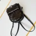 6Chanel Leather and Sequin CC Logo Backpack Black/White #A49196