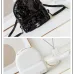 1Chanel Leather and Sequin CC Logo Backpack Black/White #A49196