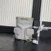 14Chanel Mochila, Piel de cordero efecto brillo y metal dorado #A49155