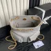 16Chanel Mochila, Piel de cordero efecto brillo y metal dorado #A49155