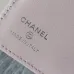 15CHANEL Grained Calfskin Quilted passport Holder Wallet #A50709