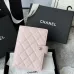 10CHANEL Grained Calfskin Quilted passport Holder Wallet #A50709