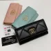 1CHANEL Lambskin Quilted Chanel 19 Flap Wallet #A49138