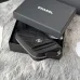 5Chanel Classic Caviar Quilted Zip Card Holder Black Wallet #A49135