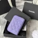 16Chanel Classic Caviar Quilted Zip Card Holder Wallet  #A49136