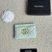 34Chanel card holder with chain detail. #A45548