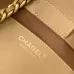 21Bowling bag leather handbag Chanel Camel in Leather  #A50980