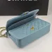 7CHANEL 18C Iridescent Tiffany Blue Caviar Medium #A50708