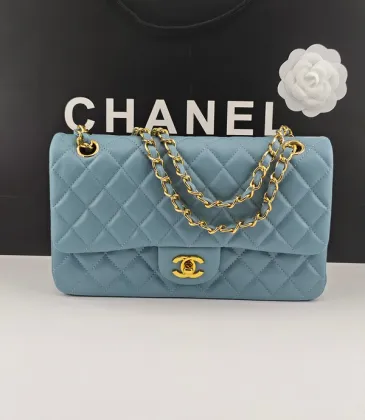 CHANEL 18C Iridescent Tiffany Blue Caviar Medium #A50708