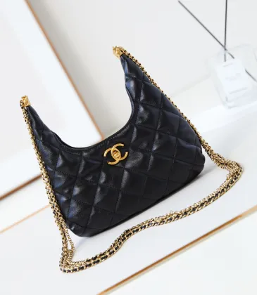 CHANEL Black Small hobo bag 24A 2-way Limited edition #A49221