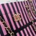 14CHANEL CHEVRON V-stitch Coco Mark Shoulder Bag #A49165