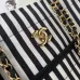 4CHANEL CHEVRON V-stitch Coco Mark Shoulder Bag #A49165
