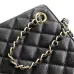 6CHANEL Caviar Quilted Mini Bucket Bag Black #A49782