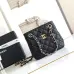 1CHANEL Caviar Quilted Mini Bucket Bag Black #A49782