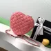 13CHANEL Lambskin Quilted CC In Love Heart Bag Prupel/Red/White/Black #A49192