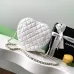 18CHANEL Lambskin Quilted CC In Love Heart Bag Prupel/Red/White/Black #A49192