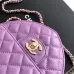 6CHANEL Lambskin Quilted CC In Love Heart Bag Prupel/Red/White/Black #A49192