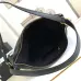 8CHANEL Quilted CC GHW Chain Shoulder Bucket Bag Calfskin Leather Black #A50939