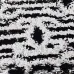 4CHANEL Sequin Embroidered Medium Flap Black White #A49210