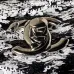 8CHANEL Sequin Embroidered Medium Flap Black White #A49210