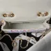 4CHANEL Sequin Logo CC Small Single Flap White Multicolor #A49209
