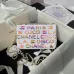 9CHANEL Sequin Logo CC Small Single Flap White Multicolor #A49209