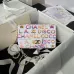 1CHANEL Sequin Logo CC Small Single Flap White Multicolor #A49209